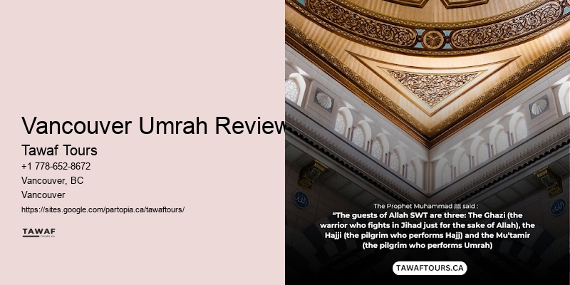 Group Umrah Packages Vancouver Umrah Reviews