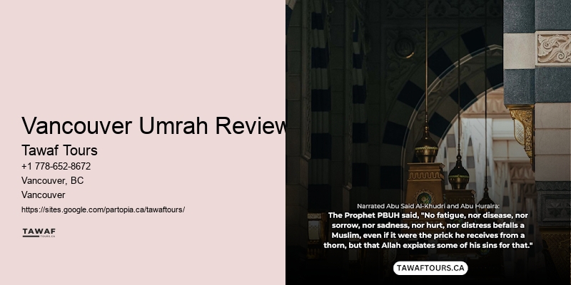 Tailor-Made Umrah Packages Vancouver Umrah Reviews