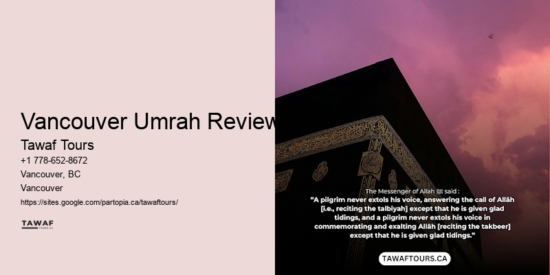 Vancouver Umrah Reviews Umrah Packing List